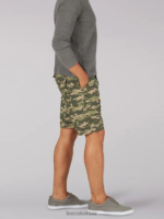 Lee hombres pantalón corto utilitario con bolsillo profundo y movimiento extremo camuflaje marrón ropa Z6H6F1030 - Image 3