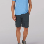 Lee hombres pantalón corto utilitario con bolsillo profundo y movimiento extremo carbón ropa Z6H6F1028