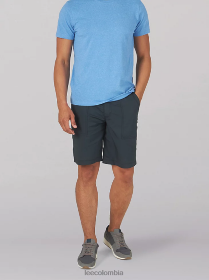 Lee hombres pantalón corto utilitario con bolsillo profundo y movimiento extremo carbón ropa Z6H6F1028