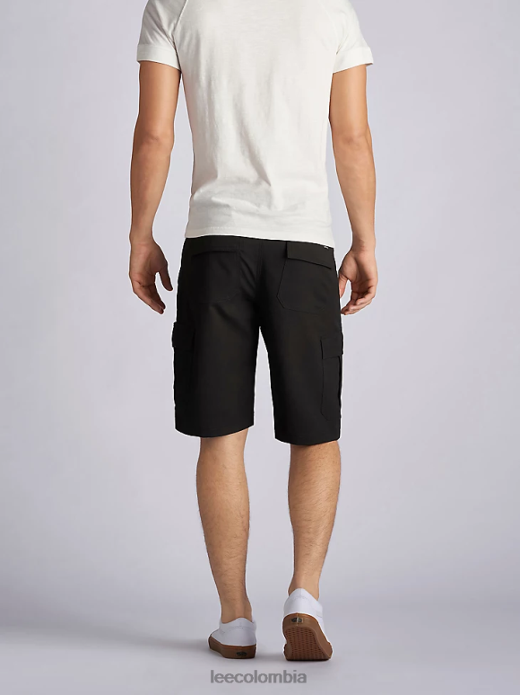Lee hombres pantalones cortos cargo de alto rendimiento (grandes y altos) negro ropa Z6H6F999 - Image 2