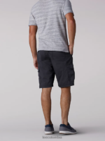 Lee hombres pantalones cortos de cruce de movimiento extremo antracita ropa Z6H6F1013 - Image 2