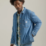 Lee hombres ropa de trabajo sobrecamisa vaquera holgada himno azul ropa Z6H6F911
