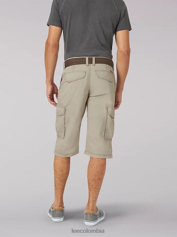 Lee hombres shorts cargo con cinturón Sur sándalo ropa Z6H6F1023 - Image 5