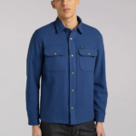 Lee hombres sobrecamisa de lana 101 lago azul ropa Z6H6F930
