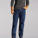 Lee hombres Vaquero carpintero 100% algodón índigo oscuro ropa Z6H6F532