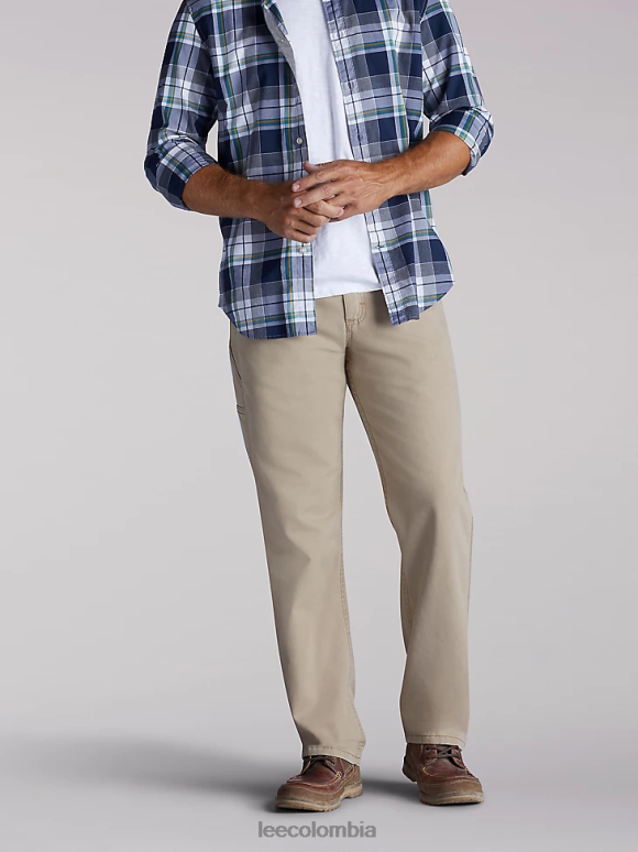 lee_hombres_vaquero_de_carpintero_lona_caqui_ropa_z6h6f649.png Lee hombres vaquero de carpintero lona caqui ropa Z6H6F649 - Image 1