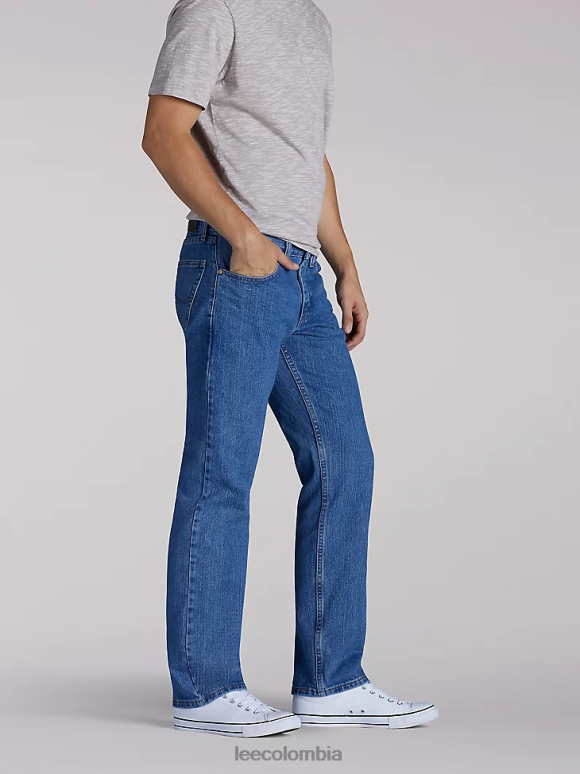 Lee hombres vaqueros bootcut de corte regular piedra de pimienta ropa Z6H6F663 - Image 3