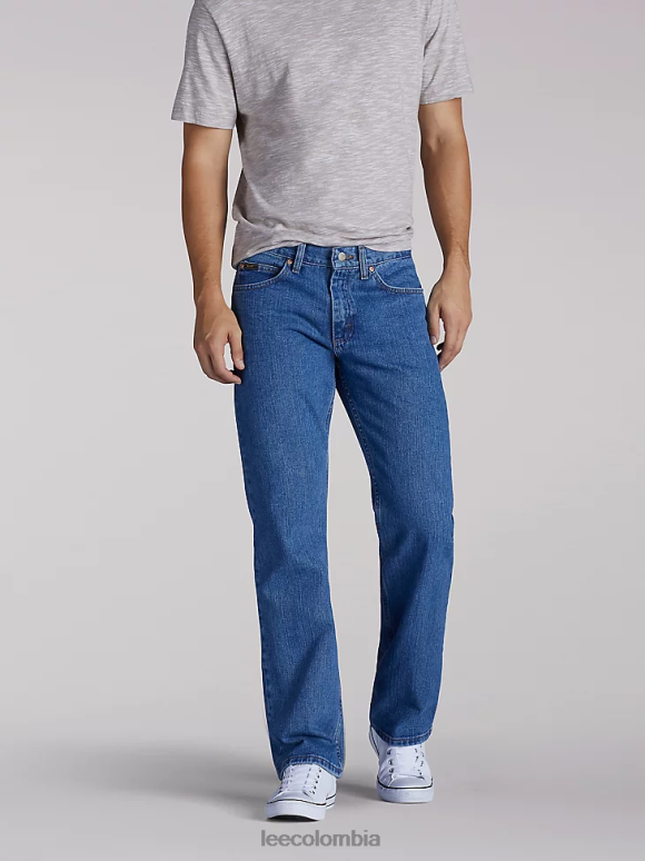 Lee hombres vaqueros bootcut de corte regular piedra de pimienta ropa Z6H6F663 - Image 1