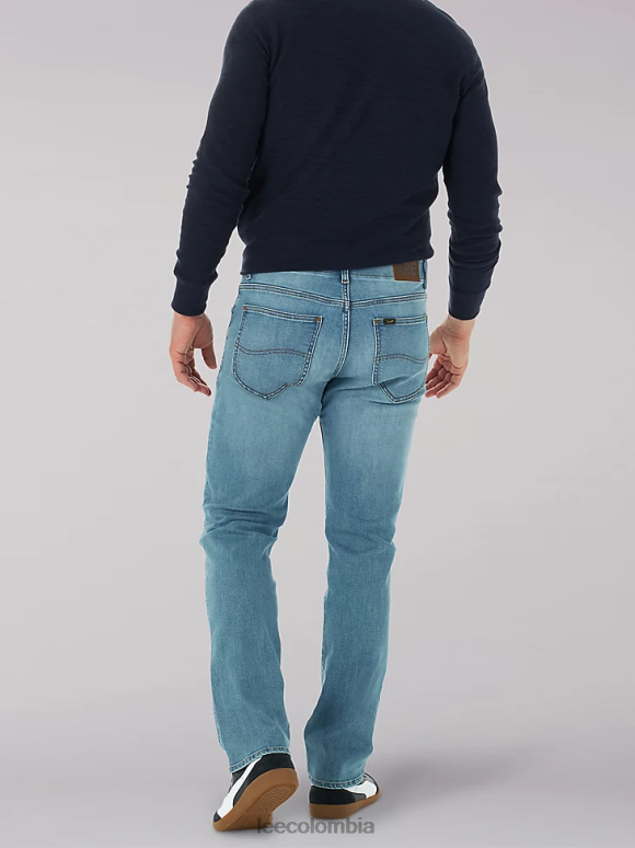 Lee hombres vaqueros cónicos de corte recto mvp de movimiento extremo posty ropa Z6H6F609 - Image 2