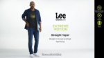 Lee hombres Vaqueros cónicos rectos elásticos en 4 direcciones Extreme Motion bajo el cinturón ropa Z6H6F638 - Image 8