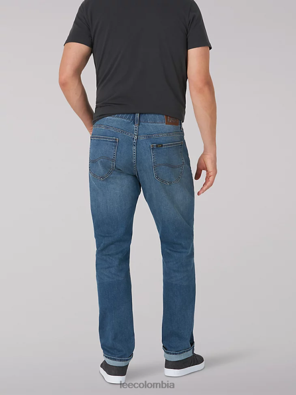 Lee hombres vaqueros de ajuste atlético mvp de movimiento extremo majestuoso ropa Z6H6F584 - Image 2