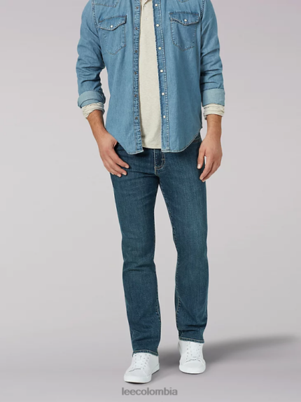 Lee hombres Vaqueros de pernera recta y ajuste regular Extreme Motion cromwell ropa Z6H6F559