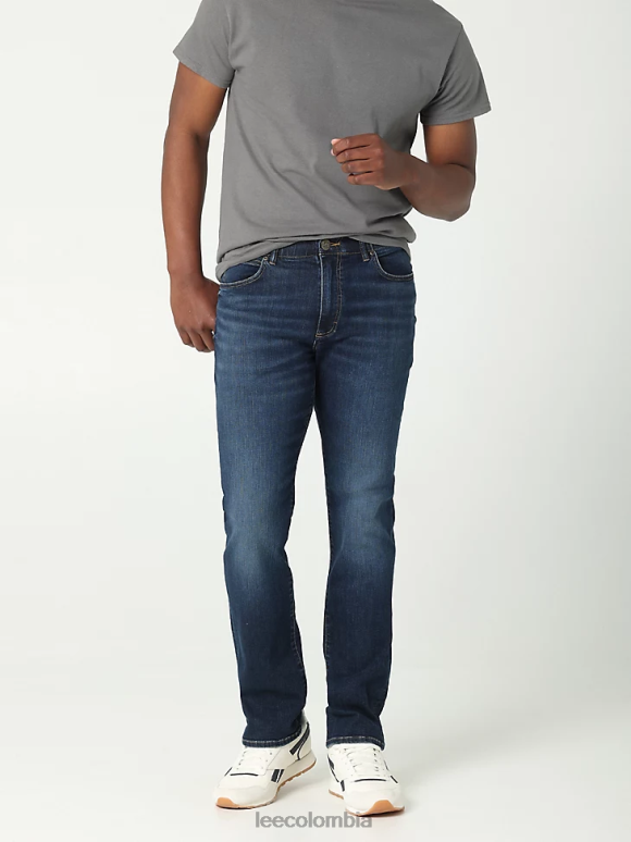 Lee hombres Vaqueros de pernera recta y ajuste regular Extreme Motion oleo ropa Z6H6F564 - Image 1
