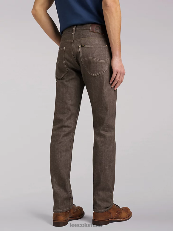 Lee hombres Vaqueros de pernera recta y corte relajado 101 z marrón seco ropa Z6H6F602 - Image 2