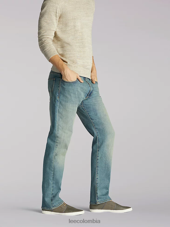 Lee hombres Vaqueros de pernera tapered y corte recto Extreme Motion (grandes y altos) en radical bradford ropa Z6H6F511 - Image 3