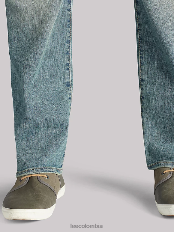 Lee hombres Vaqueros de pernera tapered y corte recto Extreme Motion (grandes y altos) en radical bradford ropa Z6H6F511 - Image 4