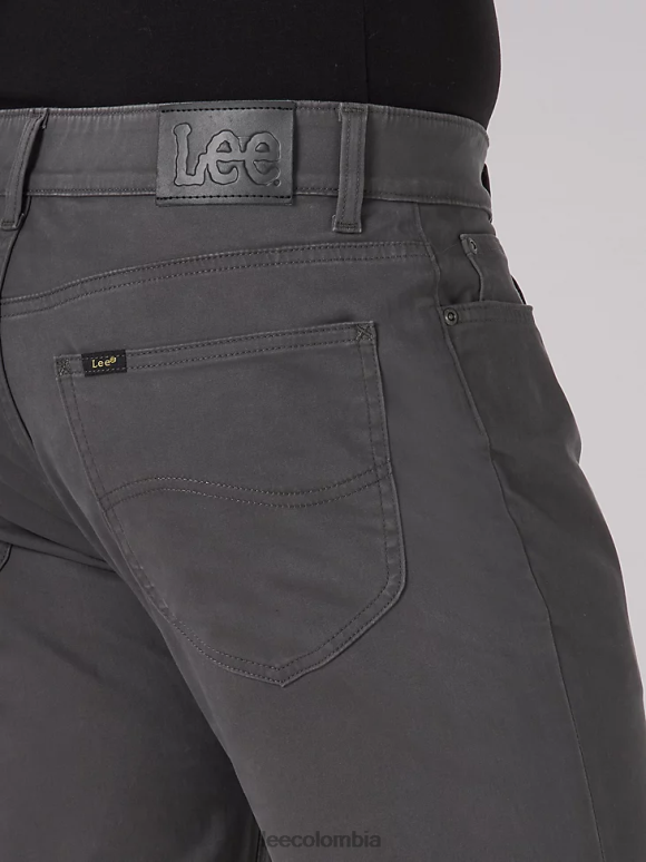 Lee hombres Vaqueros de sarga de ajuste recto súper suaves de movimiento extremo ingeniero ropa Z6H6F639 - Image 4
