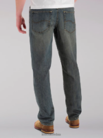 Lee hombres Vaqueros holgados de pierna recta con ajuste personalizado (grandes y altos) piedra desgastada ropa Z6H6F583 - Image 2