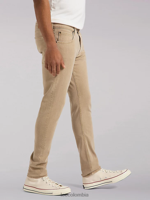 Lee hombres Vaqueros Luke de corte slim de la colección europea arcilla ropa Z6H6F702 - Image 4