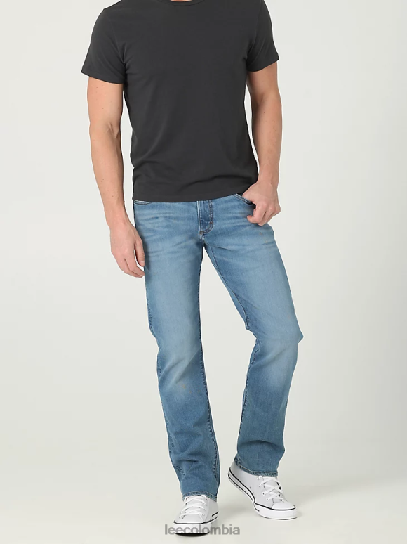 Lee hombres vaqueros rectos ajustados mvp de movimiento extremo barita ropa Z6H6F475 - Image 1