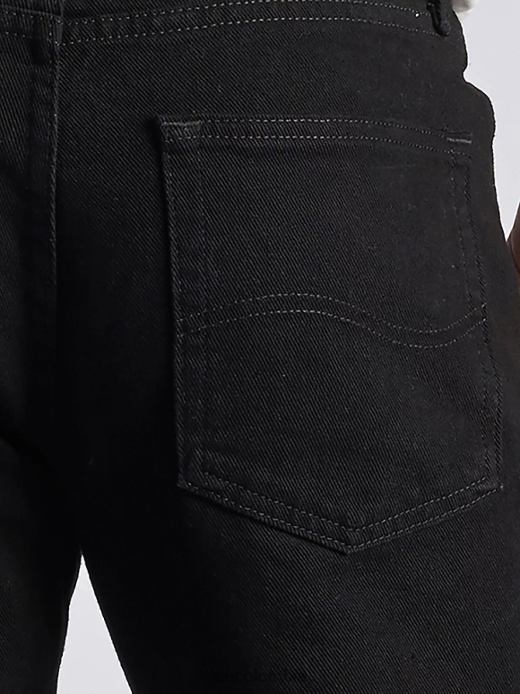 Lee hombres Vaqueros rectos de corte regular 100% algodón doble negro ropa Z6H6F492 - Image 3