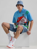 Lee hombres y camiseta dragon ball z kame house resort azul ropa Z6H6F902 - Image 5