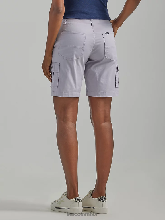 Lee mujer bermudas cargo relajadas ultra lux con flex-to-go (petite) niebla profunda ropa Z6H6F262 - Image 2