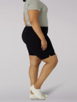 Lee mujer bermudas chinas de corte regular negro ropa Z6H6F320 - Image 3