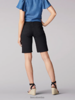 Lee mujer bermudas kathy de ajuste relajado negro ropa Z6H6F324 - Image 2