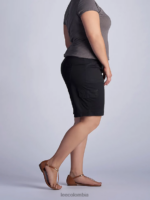 Lee mujer bermudas tipo cargo avey knitwaist de corte relajado (plus) negro ropa Z6H6F292 - Image 3