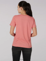 Lee mujer camiseta con logo llamativo envidia brezo ropa Z6H6F359 - Image 2
