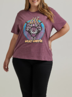 Lee mujer camiseta gráfica tremendamente agradecida (más) arándano ropa Z6H6F341