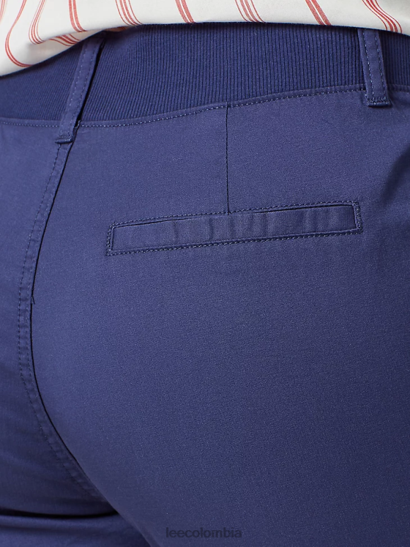 Lee mujer capri cargo austyn de ajuste relajado azul tinta ropa Z6H6F463 - Image 3