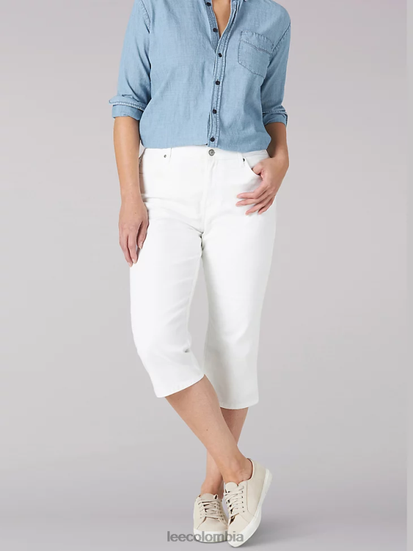 lee_mujer_capri_de_ajuste_relajado_blanco_ropa_z6h6f469.png Lee mujer capri de ajuste relajado blanco ropa Z6H6F469 - Image 1