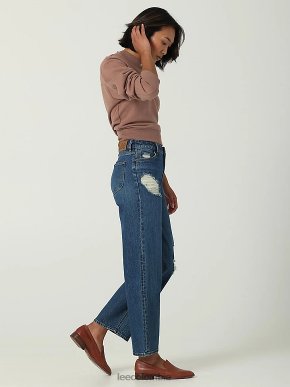Lee mujer Colección europea vaqueros de pernera ancha y talle alto al máximo ropa Z6H6F167 - Image 3