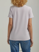 Lee mujer elige camiseta con gráfico de bondad lila brumosa ropa Z6H6F353 - Image 2