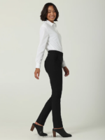 Lee mujer hd pantalon tobillero maven negro ropa Z6H6F190 - Image 3