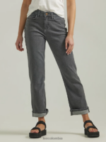 Lee mujer jean novio legendario negro lavado ropa Z6H6F7