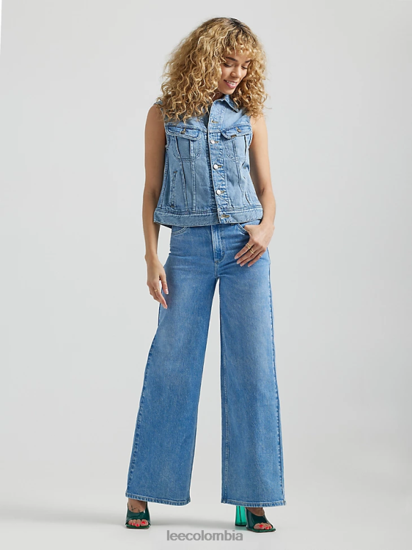 lee_mujer_jeans_acampanados_de_talle_alto_azul_rocoso_ropa_z6h6f155.png Lee mujer jeans acampanados de talle alto azul rocoso ropa Z6H6F155 - Image 1