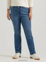 Lee mujer jeans ultra lux con movimiento flexible y ajuste regular con pernera recta (plus) enebro ropa Z6H6F74