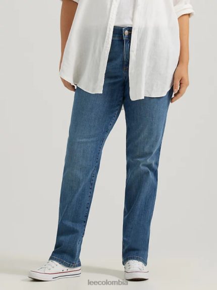 Lee mujer jeans ultra lux con movimiento flexible y ajuste regular con pernera recta (plus) seattle ropa Z6H6F73