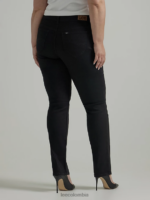 Lee mujer legendario jean recto regular (más) negro ropa Z6H6F112 - Image 2