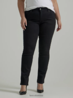 Lee mujer legendario jean recto regular (más) negro ropa Z6H6F112