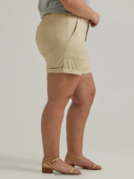 Lee mujer legendario rodado corto (más) beige pionero ropa Z6H6F285 - Image 3