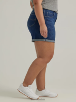 Lee mujer pantalón corto acampanado con puños ultra lux (plus) eclipse ropa Z6H6F337 - Image 3