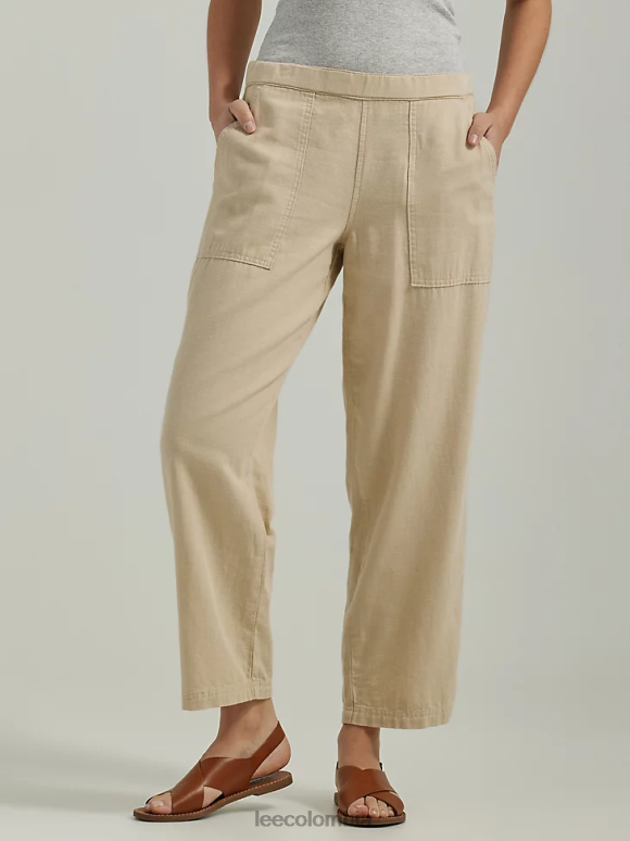 Lee mujer pantalón corto sin cierres ultra lux beige pionero ropa Z6H6F238 - Image 1