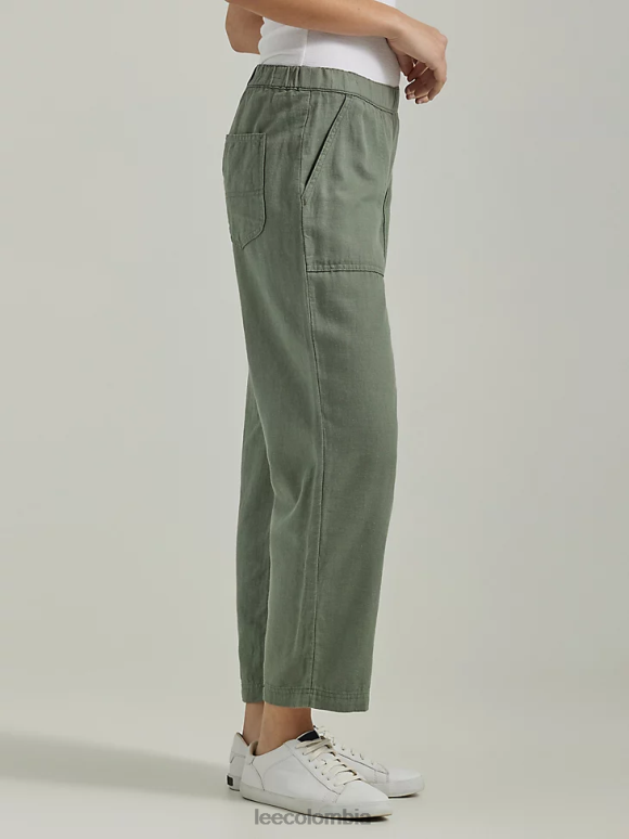Lee mujer pantalón corto sin cierres ultra lux fuerte verde ropa Z6H6F242 - Image 3