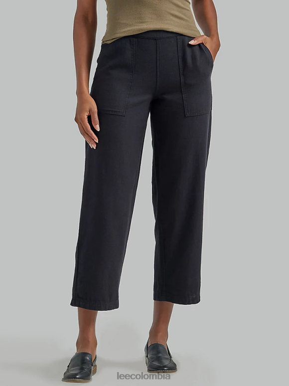 Lee mujer pantalón corto sin cierres ultra lux negro ropa Z6H6F240 - Image 1