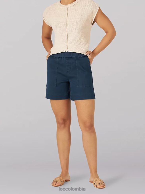 lee_mujer_pantalon_corto_utilitario_sin_cordones_de_tiro_alto_ultra_lux_remache_azul_marino_ropa_z6h6f294.png Lee mujer Pantalón corto utilitario sin cordones de tiro alto ultra lux remache azul marino ropa Z6H6F294 - Image 1