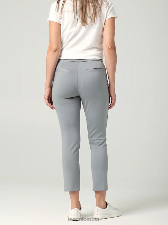 Lee mujer Pantalón tobillero ultra lux de corte ajustado (pequeño) gris dover ropa Z6H6F205 - Image 2